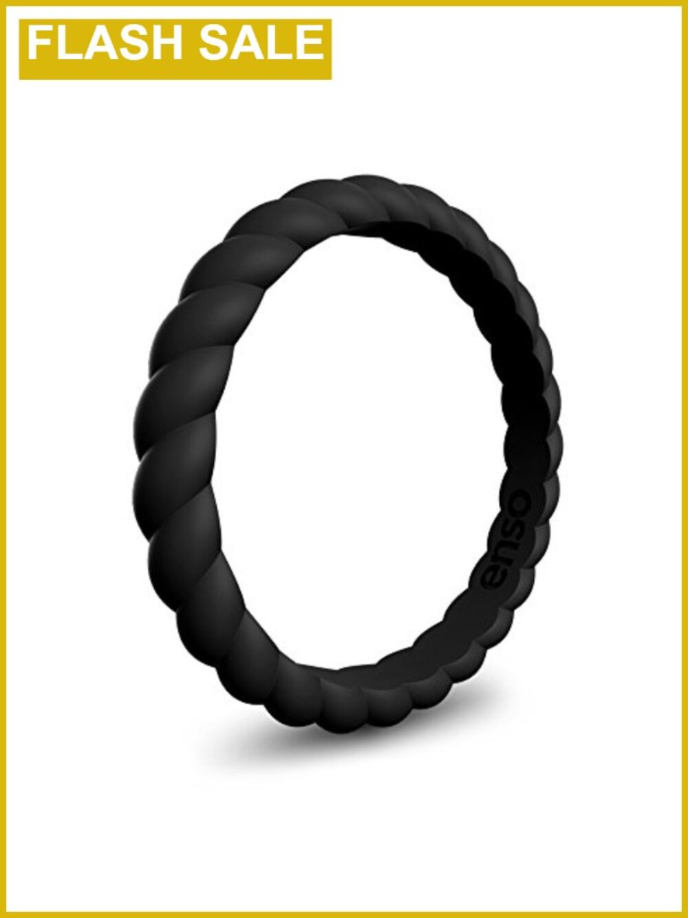 Stackable Silicone Wedding Rings Braided 2.5mm Flexible Comfort Fit